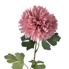 Umělá květina růžová chryzantéma – 54 cm