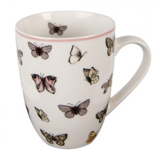 Porcelánový hrnek se vzorem motýlků Butterfly Paradise – 350 ml