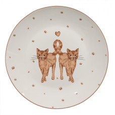 Porcelánový snídaňový talíř s kočičkami Kitty Cats – 20 cm