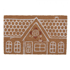 Kokosová rohožka s motivem perníkových domečků Gingerbread Bliss – 75x45 cm