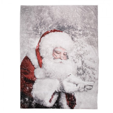 Pléd / deka s motivem Santa Clause – 130x170 cm