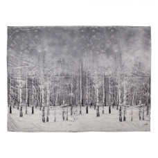 Pléd / deka s motivem stromů v zimní přírodě Trees in the Snow – 130x170 cm