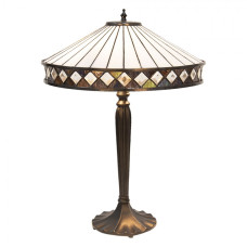 Stolní lampa Tiffany Diamant – 41x59 cm