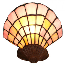 Nástěnná lampa Tiffany Shell – 25x20 cm