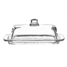 Skleněná transparentní máslenka Butter Dish – 20x9x8 cm