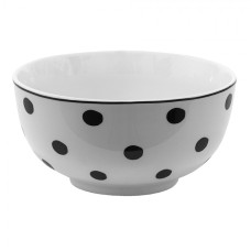 Porcelánová miska s černými puntíky Black Dot – 500 ml