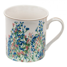 Porcelánový hrnek s květy Floraison II – 330 ml