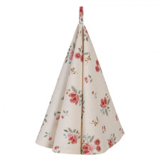 Kulatá bavlněná utěrka s květy Little Rose Collection  -Ø 82 cm – 80 cm