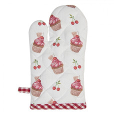 Bavlněná kuchyňská chňapka pro děti Cherry Cupcake – 12x21 cm